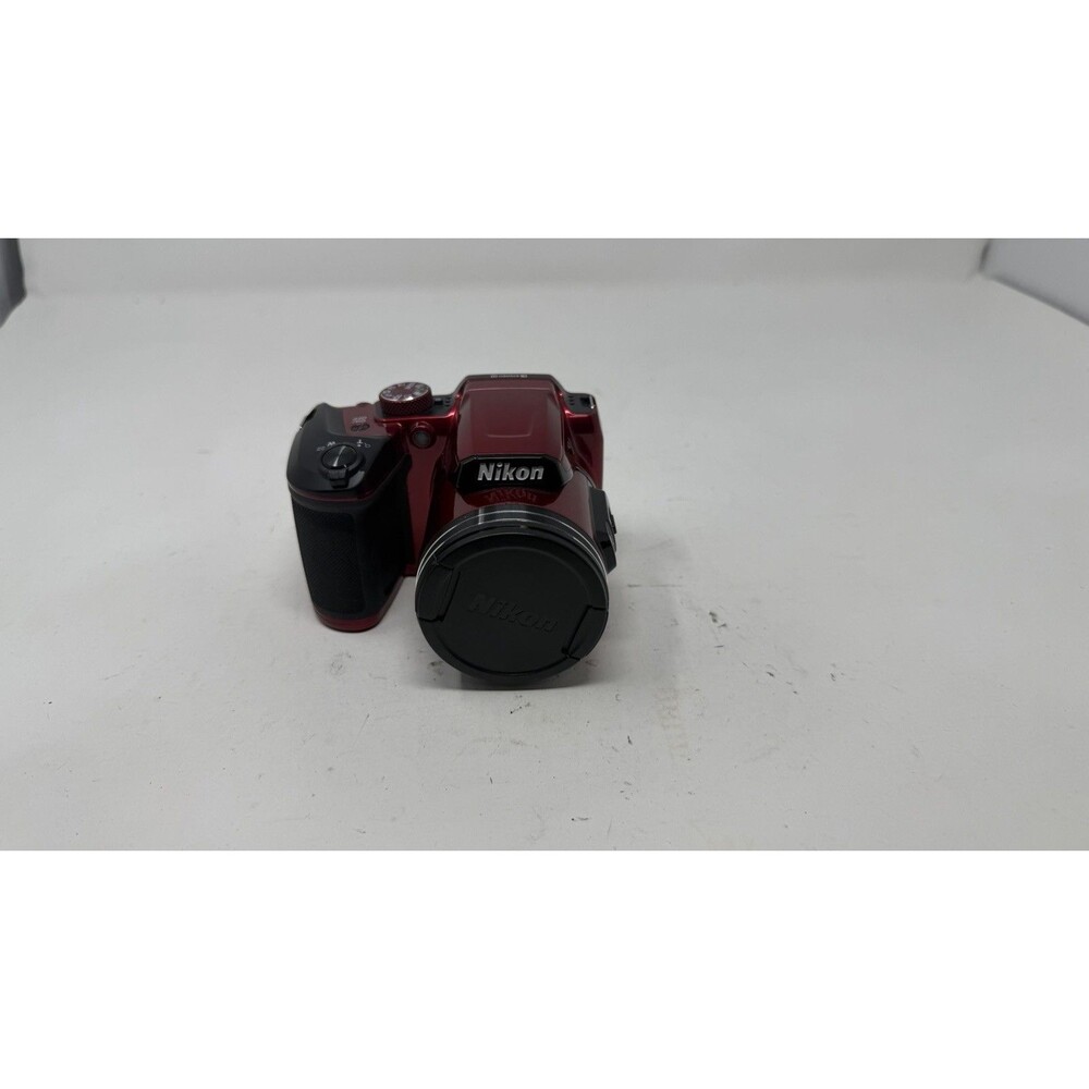 Nikon Coolpix B500 Digital Camera Red 16MP Tilt LCD HD Video 40x Zoom